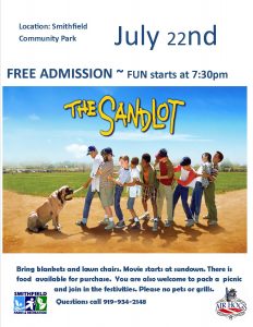 Movie in the park @ Smithfield Community Park | Smithfield | North Carolina | United States