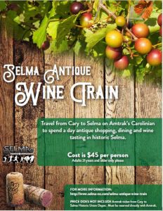 Selma Antique Wine Train - Mothers Day @ Uptown Selma | Selma | North Carolina | United States