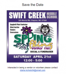 Swift Creek Middle School Spring Fling @ Swift Creek Middle School | Clayton | North Carolina | United States