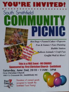 South Smithfield Community Picnic @ First Christian Church-Smithfield NC | Smithfield | North Carolina | United States