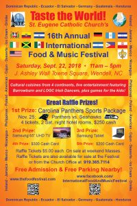 16th International Food and Music Festival @ J. Ashley Wall Towne Square | Wendell | North Carolina | United States