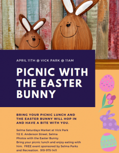 Picnic with the Easter Bunny @ Vick Park | Selma | North Carolina | United States