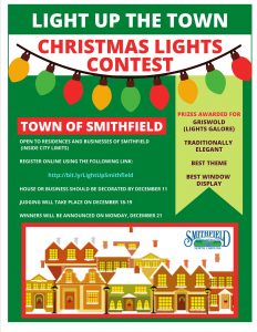 LIGHT UP THE TOWN CHRISTMAS LIGHTS CONTEST @ TOWN OF SMITHFIELD | Smithfield | North Carolina | United States
